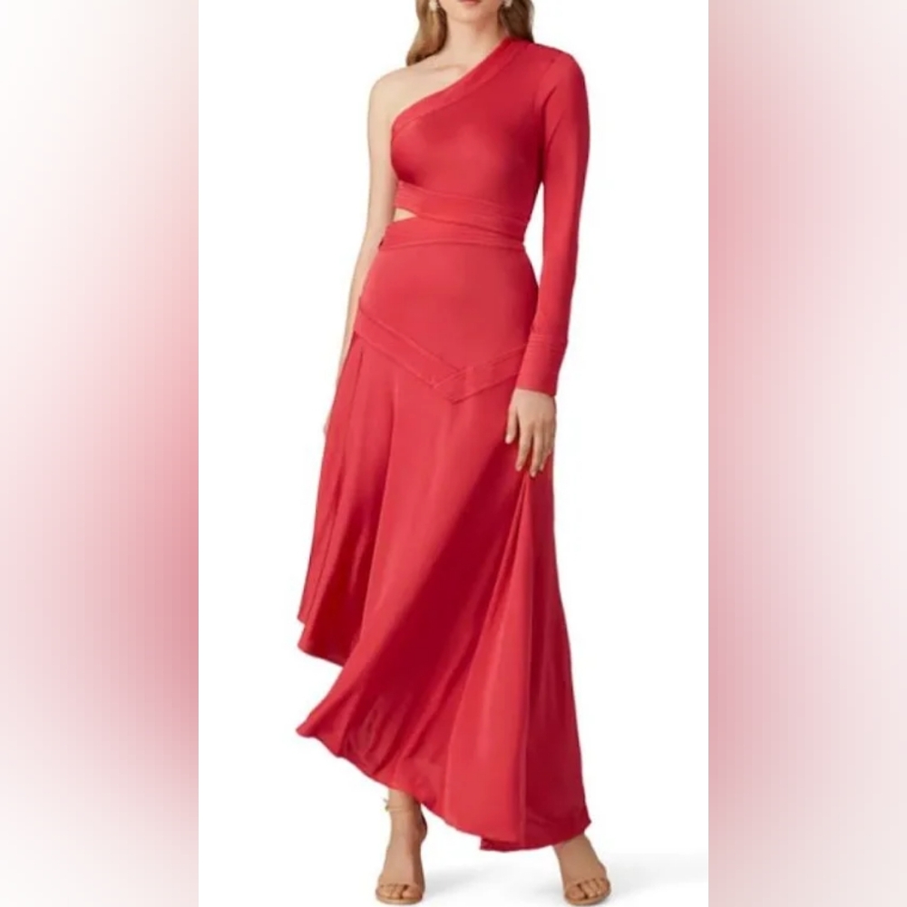 Alexis One Shoulder Evening Dress Size Large